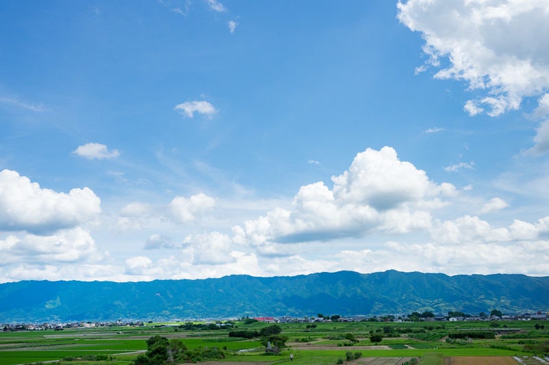 大刀洗の田園風景の写真