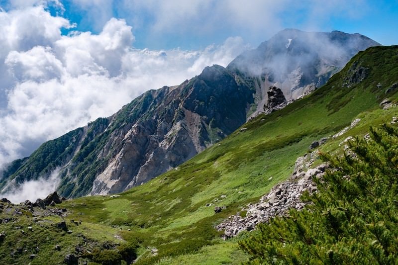 白馬（しろうまだけ）にある山々の写真