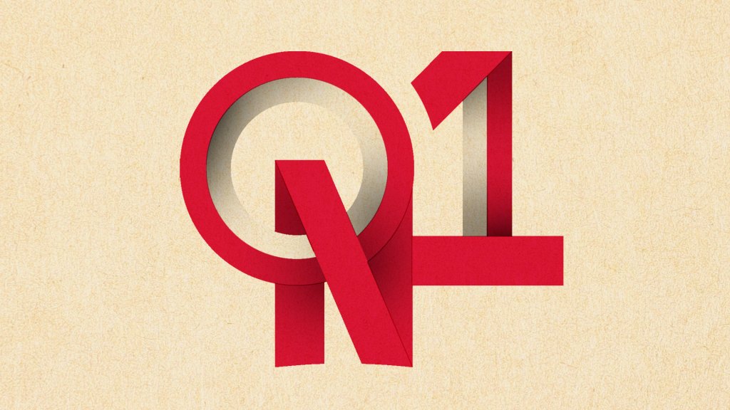 "Q1" with Netflix logo attached to the Q