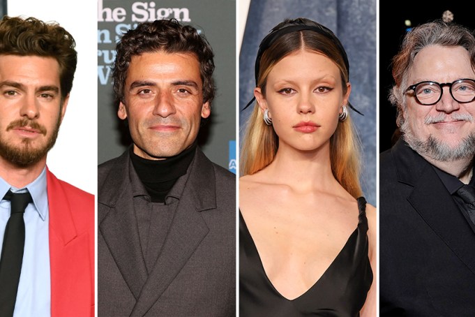 Oscar Isaac Andrew Garfield Mia Goth Guillermo del Toro