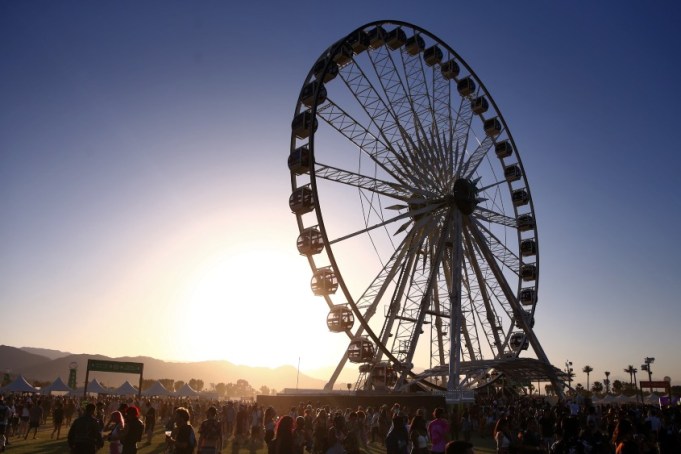 INDIO, CA - APRIL 14:  A view of the festival grounds during 2018 Coachella Valley Music And Arts Festival Weekend 1 at the Empire Polo Field on April 14, 2018 in Indio, California.  (Photo by Rich Fury/Getty Images for Coachella)