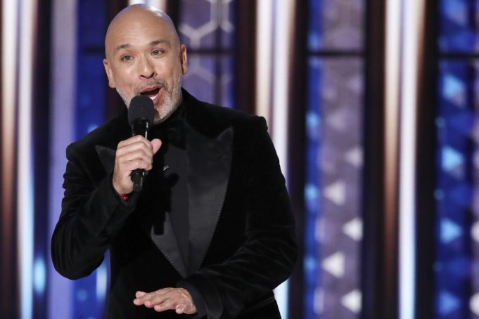 Jo Koy at the 81st Annual Golden Globe Awards, airing live from the Beverly Hilton in Beverly Hills, California on Sunday, January 7, 2024, at 8 PM ET/5 PM PT, on CBS and streaming on Paramount+. Photo: Sonja Flemming/CBS ©2024 CBS Broadcasting, Inc. All Rights Reserved.