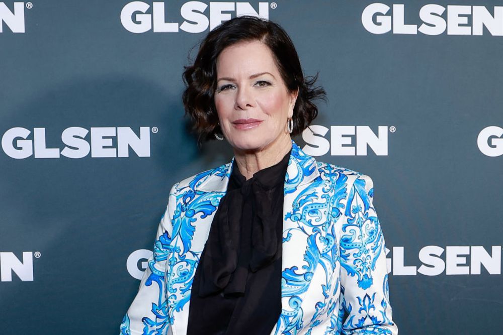 NEW YORK, NEW YORK - APRIL 29: Marcia Gay Harden attends GLSEN 2024 Respect Awards at Gotham Hall on April 29, 2024 in New York City. (Photo by Jason Mendez/Getty Images)