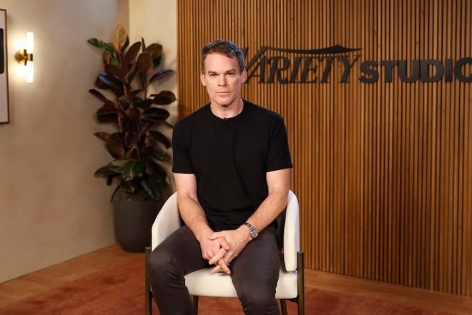 Michael C. Hall at the Variety Comic-Con Studio, Presented by Google TV held at the Hardrock Hotel on July 27, 2024 in San Diego, California.