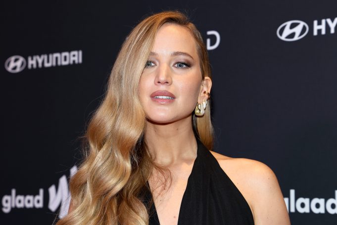 NEW YORK, NEW YORK - MAY 11: Jennifer Lawrence attends the 35th Annual GLAAD Media Awards at New York Hilton Midtown on May 11, 2024 in New York City. (Photo by Marleen Moise/WireImage)