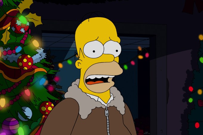 THE SIMPSONS, Homer Simpson, 'I Won't Be Home For Christmas', (Season 26, ep. 2609, aired Dec. 7, 2014). TM and Copyright ©20th Century Fox Film Corp. All rights reserved./courtesy Everett Collection