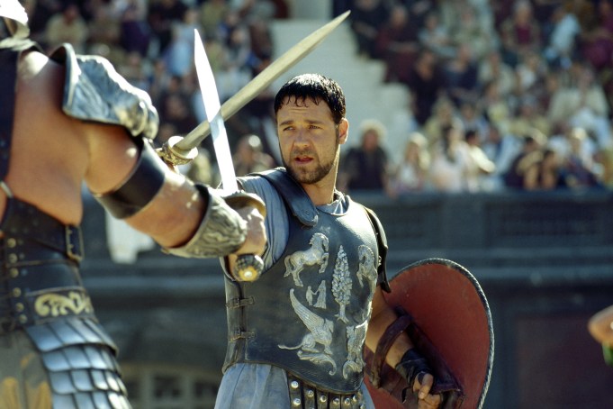 GLADIATOR, Russell Crowe, 2000. ©DreamWorks/courtesy Everett Collection