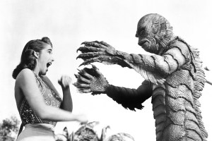 CREATURE FROM THE BLACK LAGOON, from left: Julie Adams, Ben Chapman, 1954