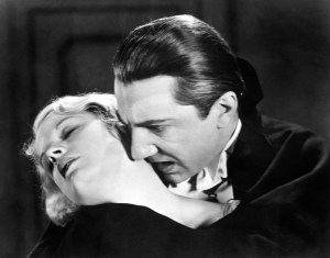 DRACULA, from left: Helen Chandler, Bela Lugosi, 1931