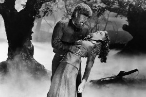 THE WOLF MAN, from left: Lon Chaney Jr., Evelyn Ankers, 1941