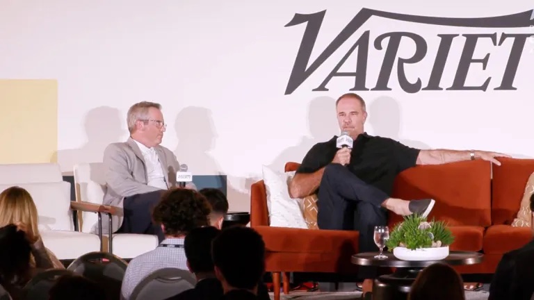 Scopely CRO Tim O'Brien and Andrew Wallenstein at Variety's Entertainment & Technology Summit, Sept. 26, 2024, in Los Angeles 