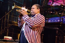 James Monroe Iglehart in "A Wonderful World: The Louis Armstrong Musical"