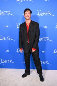 Benito Skinner at the Los Angeles premiere of “Queer” at the DGA Theater on November 13, 2024 in Los Angeles, California.