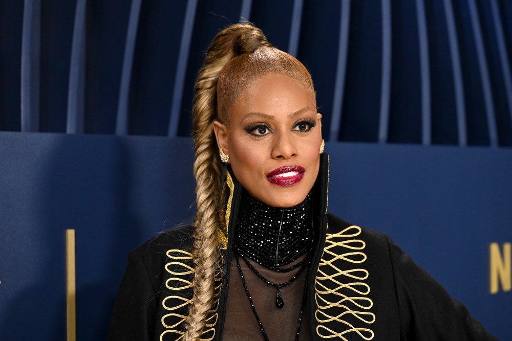 Laverne Cox at the 30th Annual Screen Actors Guild Awards held at the Shrine Auditorium and Expo Hall on February 24, 2024 in Los Angeles, California. (Photo by Gilbert Flores/Variety via Getty Images)