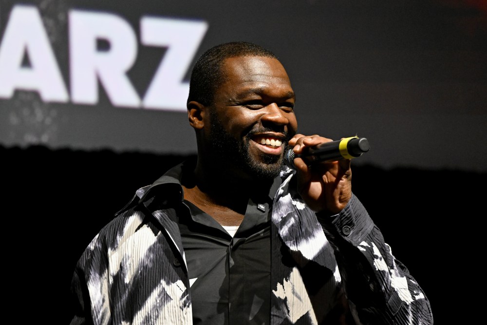 NEW YORK, NEW YORK - JUNE 06: Curtis "50 Cent" Jackson speaks onstage during the “Power Book II: Ghost” Season 4 New York City Premiere on June 06, 2024 in New York City. (Photo by Slaven Vlasic/Getty Images for STARZ)