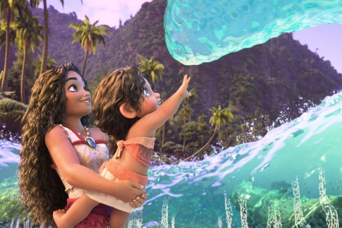 MOANA 2, from left: Moana (voice: Auli'i Cravalho), Simea (voice: Khaleesi Lambert-Tsuda), 2024. © Walt Disney Studios Motion Pictures / Courtesy Everett Collection