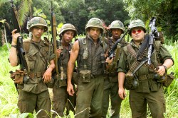 TROPIC THUNDER, from left: Jay Baruchel, Brandon T. Jackson, Ben Stiller, Robert Downey Jr., Jack Black, 2008. ©DreamWorks Distribution/Courtesy Everett Collection