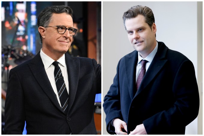 Stephen Colbert, Matt Gaetz