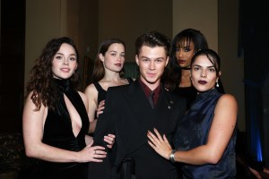 Brooke Lena Johnson, Sarah Catherine Hook, Zac Burgess, Savannah Lee Smith, Sara Silva at the "Cruel Intentions" Los Angeles premiere held at The Ebell of Los Angeles on November 19, 2024 in Los Angeles, California.