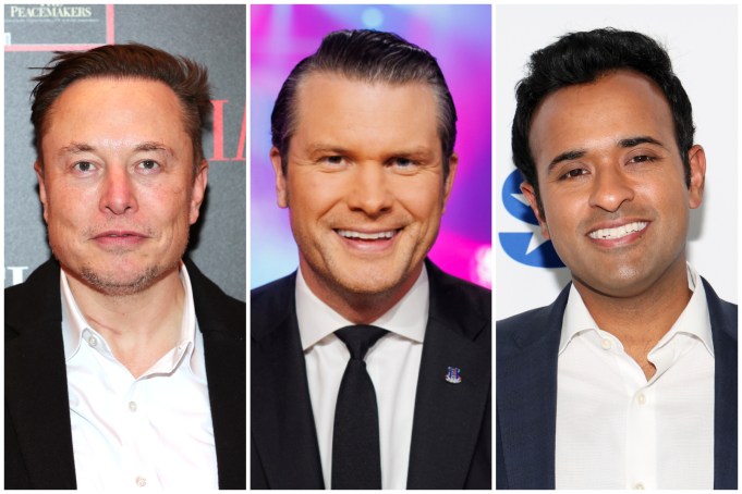 Musk, Hegseth, Ramaswamy