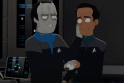 Elim Garak and Julian Bashir in Star Trek: Lower Decks