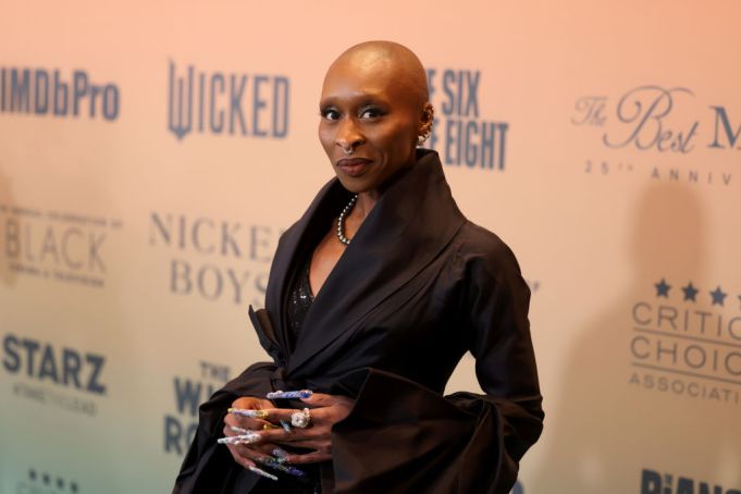 LOS ANGELES, CALIFORNIA - DECEMBER 09: Cynthia Erivo attends The Critics Choice Association's 7th Annual Celebration of Black Cinema & Television at Fairmont Century Plaza on December 09, 2024 in Los Angeles, California.  (Photo by Randy Shropshire/Getty Images for Critics Choice Association)