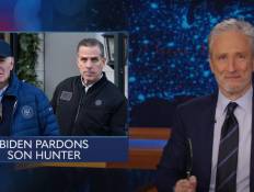 Jon Stewart Says ‘I Respect’ President Biden for Pardoning Son Hunter Despite Pledges Not to: ‘Hypocrisy Isn’t Illegal … Why Not Take Care of Your Kid?’