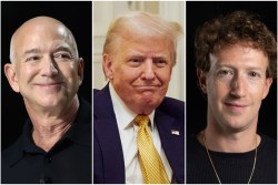 Trump Bezos Zuckerberg