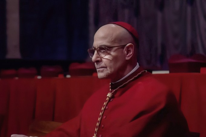 CONCLAVE, Stanley Tucci, 2024. © Focus Features / Courtesy Everett Collection