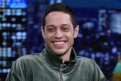 THE TONIGHT SHOW STARRING JIMMY FALLON -- Episode 1842 -- Pictured: Actor/comedian Pete Davidson during an interview on Friday, April 28, 2023 -- (Photo by: Rosalind O'Connor/NBC via Getty Images)