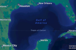 Apple Maps- Gulf of America