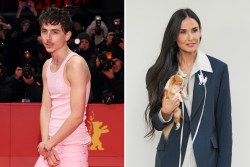 Timothée Chalamet, Demi Moore