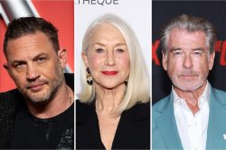 Tom Hardy, Helen Mirren, Pierce Brosnan