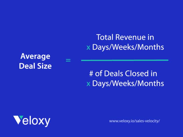 average deal size/value formula