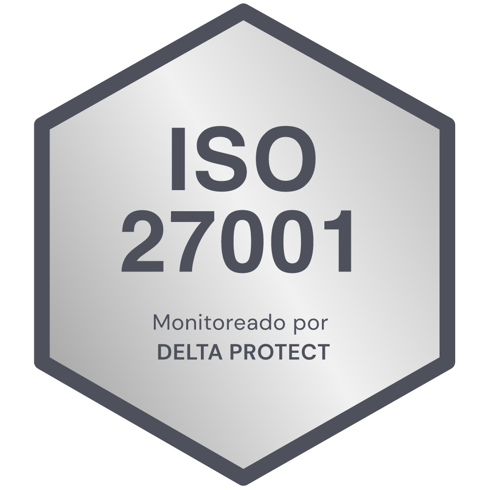 Insignia: Protegido por Delta Protect. Iso 27001