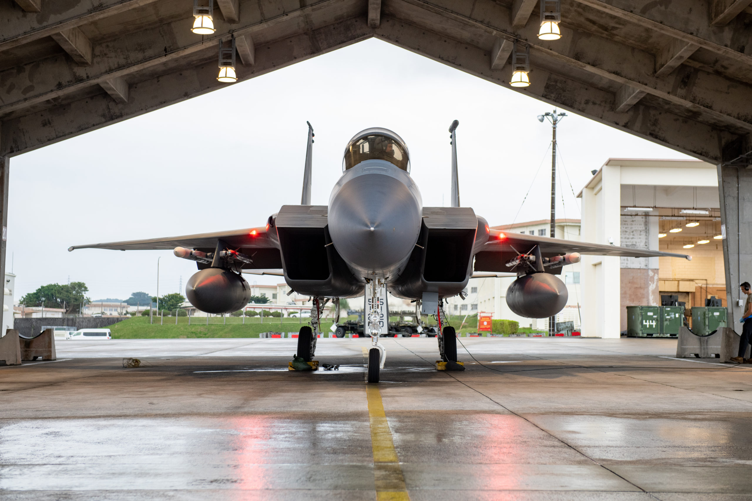 A F-15C at Kadena Air Base