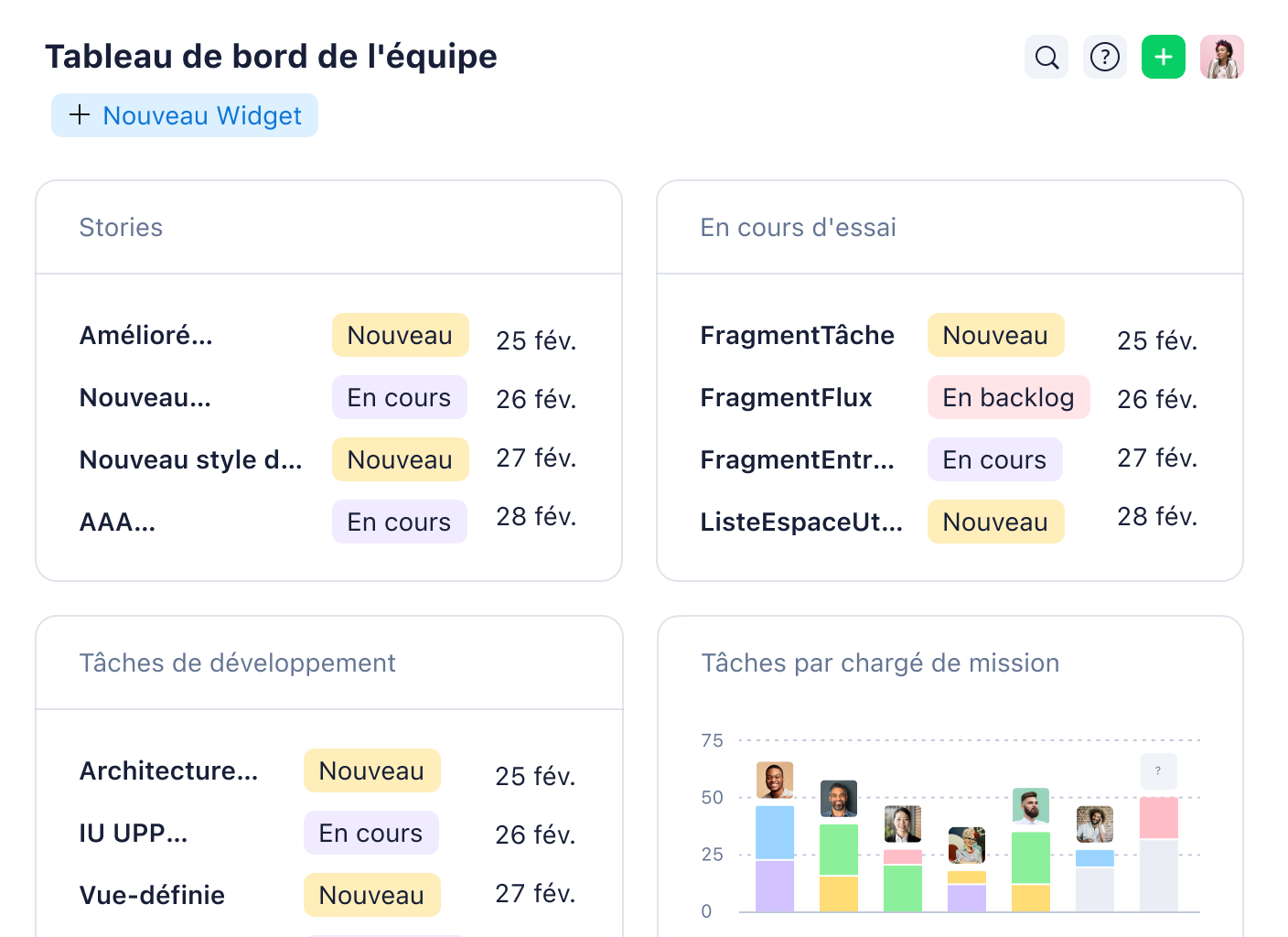 Product Screenshot Dashboards Team Dashboard Fr 2x