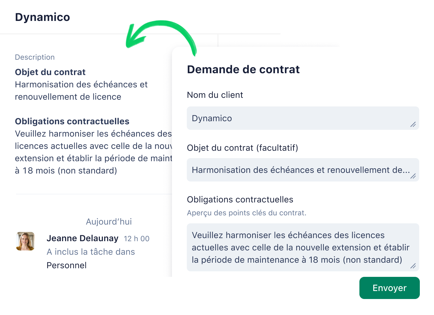 Product Screenshot Request Form And Task View Dynamico Fr 2x