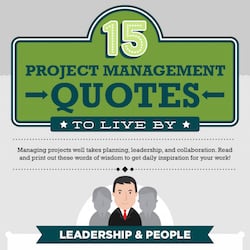 15 Project Management Quotes to Live By (Infographic)