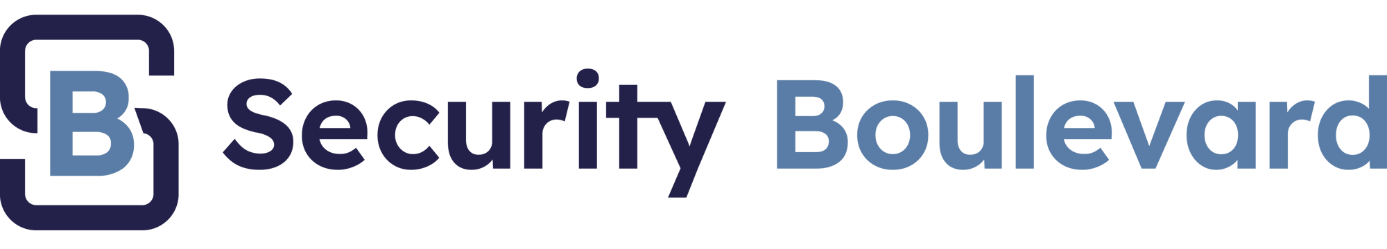 Security boulevard logo blue