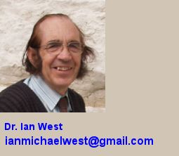 Dr Ian West, author of these webpages