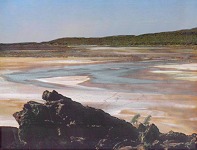 Reconstruction of drying Purbeck lagoon with evaporites