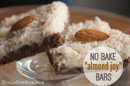 Got a sweet tooth but trying to eat healthier? These No Bake Dessert Low Carb “Almond Joy” Bars are soooo good - even non healthy eaters love them. Every time I make them they are gone lickety split and they're full of healthful ingredients like coconut oil, nut or seed butters, and more. Enjoy the healthy grain free goodness! #paleo #lowcarb