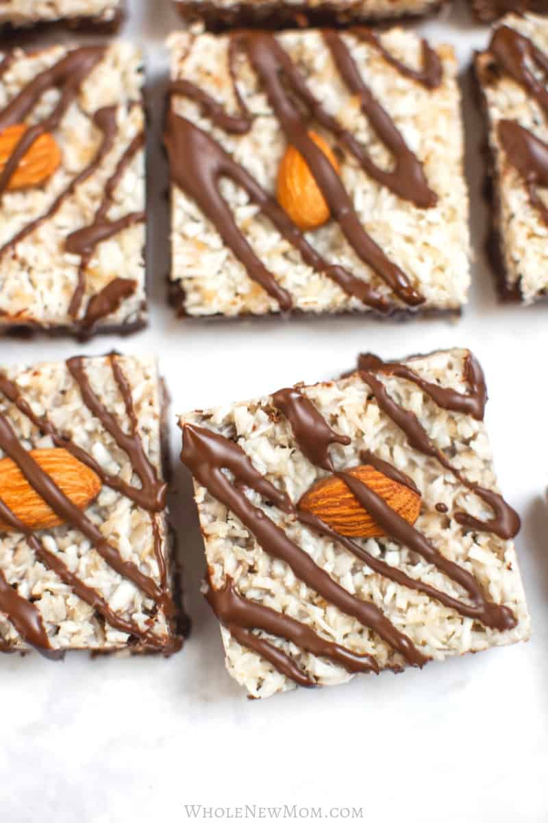 no bake almond joy bars