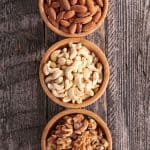 bowls of different nuts