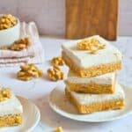 Raw Carrot Cake with Easy Cashew Cream Frosting