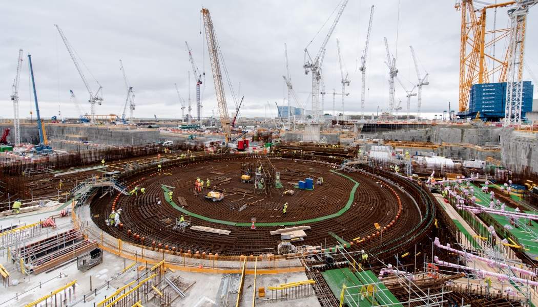 Hinkley point C unit 2 construction site