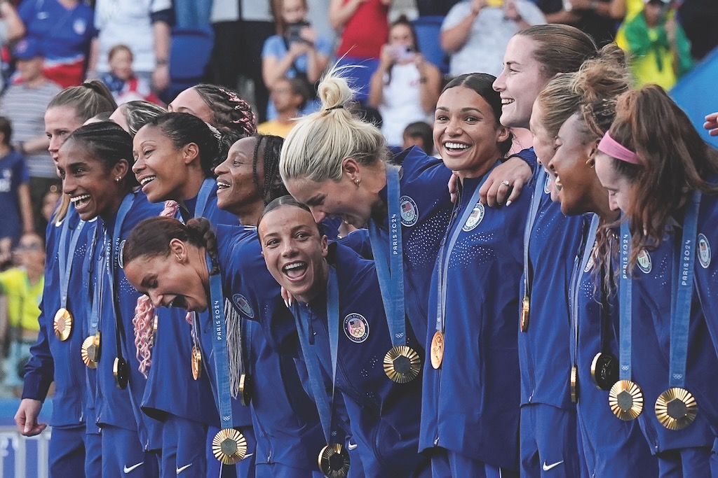 Brazil v United States: Gold Medal Match: Women's Football Olympic Games Paris : Day