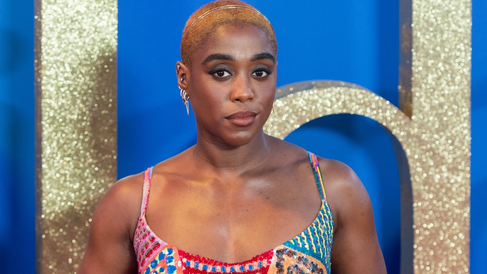 Lashana Lynch attends the premiere of "Matilda the Musical" at the Royal Festival Hall during the 66th BFI London Film Festival on Oct. 5