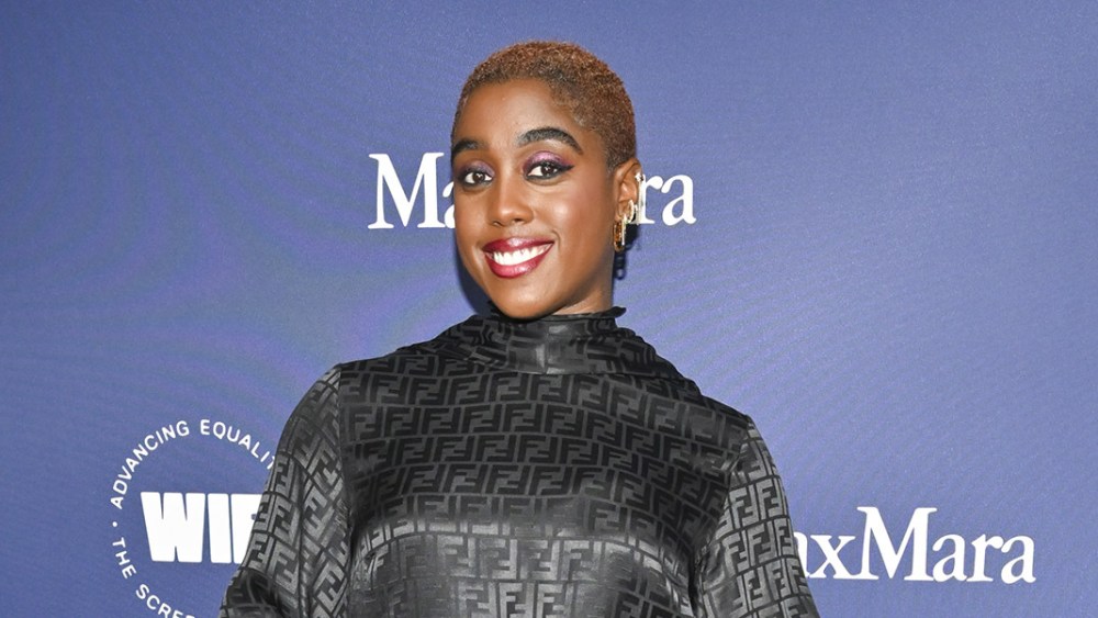 Lashana Lynch at the Women In Film Honors Celebrating Women “Forging Forward” in Entertainment held at the Beverly Hilton on October 27, 2022 in Beverly Hills, California.